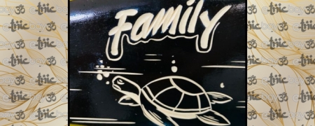 My Family is my Life | Tavola da Surf con Tartarughe